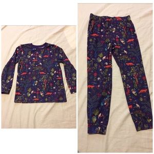 L.L. Bean girls 6X/7 pajama set